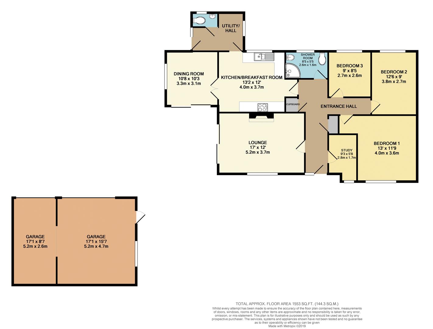 3 bedroom Semi Detached bungalow for sale in Mildenhall